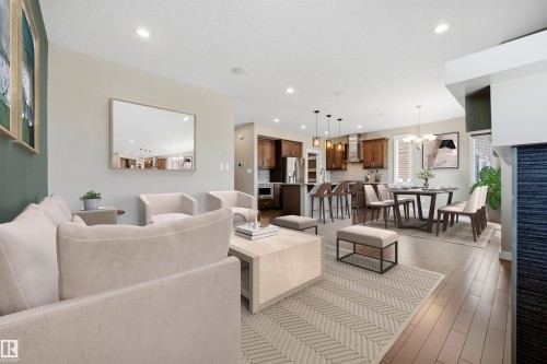93 Sheppard Way, Leduc, AB - Indoor Photo Showing Living Room