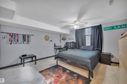 Recessed lighting and ceiling fan overhead - 