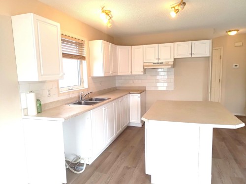#26 13403 Cumberland Rd Nw, Edmonton, AB - Indoor Photo Showing Kitchen With Double Sink