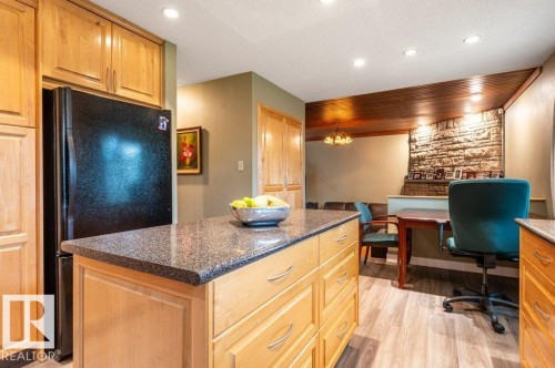 Kitchen - 14514 101 Avenue Nw, Edmonton, AB - Indoor Photo Showing Office
