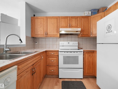 #9 16933 115 St Nw, Edmonton, AB - Indoor Photo Showing Kitchen With Double Sink
