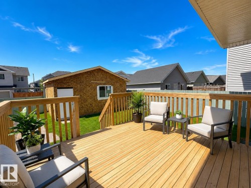 16464 15 Avenue Sw, Edmonton, AB - Outdoor With Deck Patio Veranda With Exterior