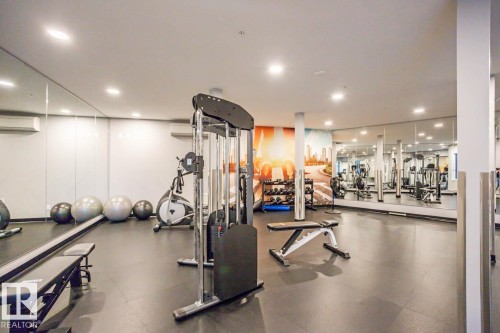#307 1144 Adamson Dr Sw Sw, Edmonton, AB - Indoor Photo Showing Gym Room