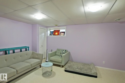 Drop ceiling with flush-mount lighting - #42 4350 23 St Nw, Edmonton, AB - Indoor