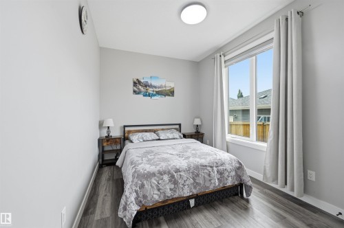 Main Floor Bedroom - 3 Penn Place, Spruce Grove, AB - Indoor Photo Showing Bedroom