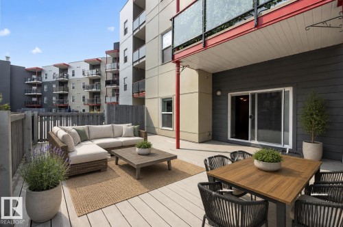 #105 10611 117 St Nw, Edmonton, AB - Outdoor With Deck Patio Veranda With Exterior