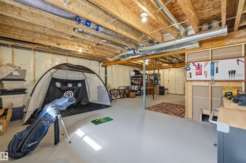 185 Larch Crescent, Leduc, AB - Indoor Photo Showing Basement