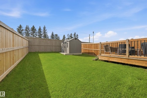 185 Larch Crescent, Leduc, AB - Outdoor With Deck Patio Veranda With Backyard
