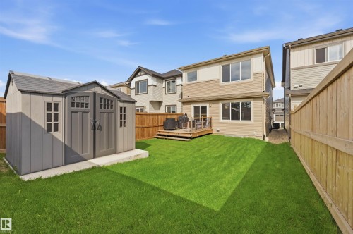 185 Larch Crescent, Leduc, AB - Outdoor With Deck Patio Veranda With Exterior