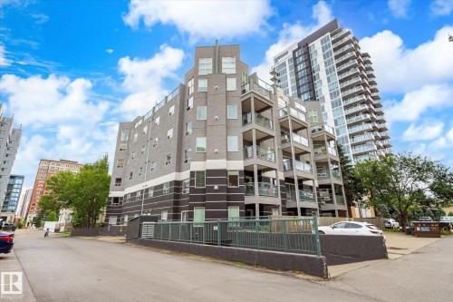 #403 10046 110 St Nw, Edmonton, AB - Outdoor With Balcony With Facade