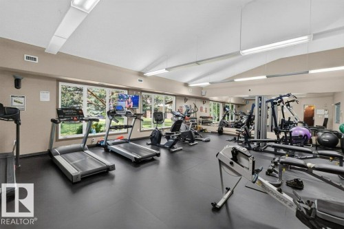 #411 8922 156 St Nw, Edmonton, AB - Indoor Photo Showing Gym Room