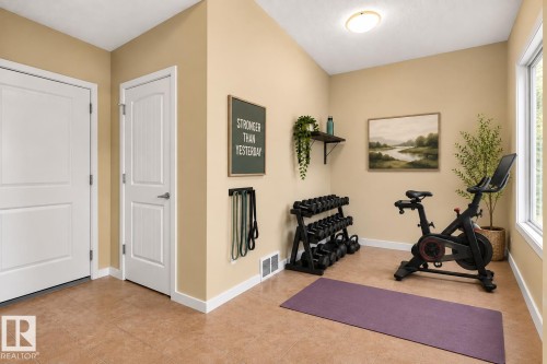 #8 655 Watt Bv Sw, Edmonton, AB - Indoor Photo Showing Gym Room