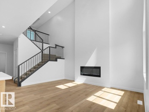 1433 Osprey Crest Nw, Edmonton, AB - Indoor With Fireplace