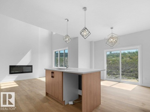 1433 Osprey Crest Nw, Edmonton, AB - Indoor With Fireplace