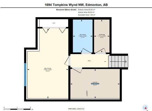 Floor plan - 1694 Tompkins Wynd Nw, Edmonton, AB - Other