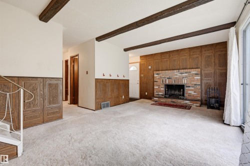 10912 34A Avenue Nw, Edmonton, AB - Indoor With Fireplace