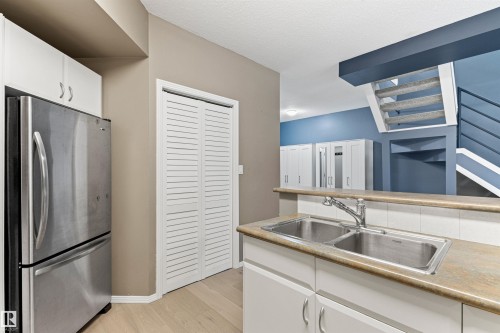 #417 10717 83 Av Nw, Edmonton, AB - Indoor Photo Showing Kitchen With Double Sink