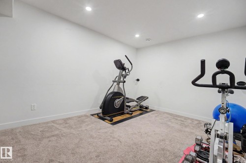 610 Mcdonough Link Link Nw, Edmonton, AB - Indoor Photo Showing Gym Room