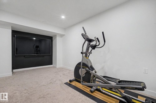 610 Mcdonough Link Link Nw, Edmonton, AB - Indoor Photo Showing Gym Room