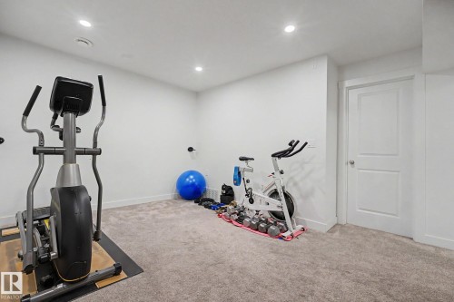 610 Mcdonough Link Link Nw, Edmonton, AB - Indoor Photo Showing Gym Room