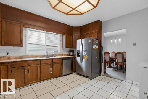 3205 104A Street Nw, Edmonton, AB - Indoor Photo Showing Kitchen With Double Sink