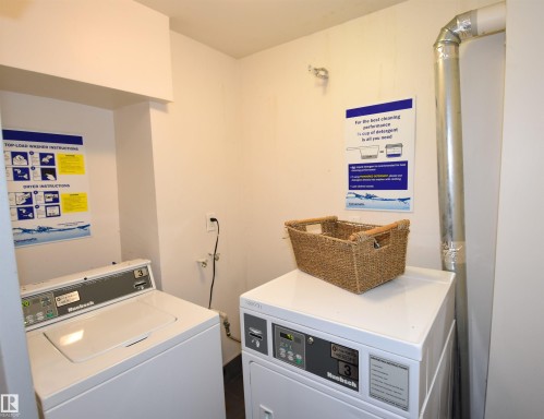 #608 10021 116 St Nw, Edmonton, AB - Indoor Photo Showing Laundry Room
