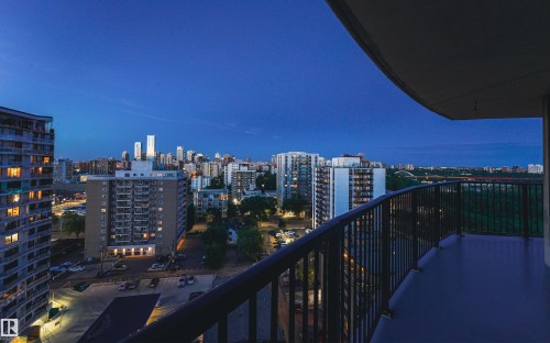 #1501 11710 100 Av Nw, Edmonton, AB - Outdoor With Balcony With View