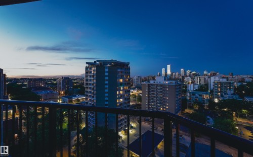 #1501 11710 100 Av Nw, Edmonton, AB - Outdoor With Balcony With View