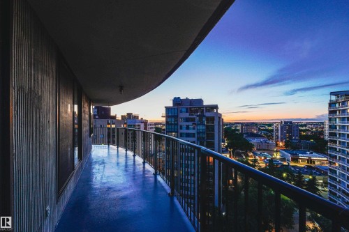 #1501 11710 100 Av Nw, Edmonton, AB - Outdoor With Balcony With View With Exterior