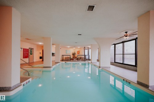 #1501 11710 100 Av Nw, Edmonton, AB - Indoor Photo Showing Other Room With In Ground Pool