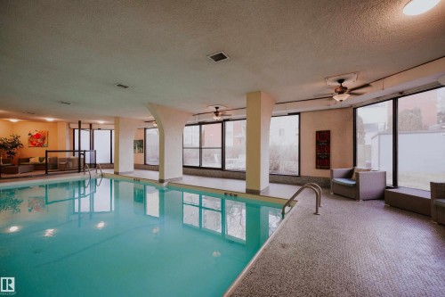 #1501 11710 100 Av Nw, Edmonton, AB - Indoor Photo Showing Other Room With In Ground Pool