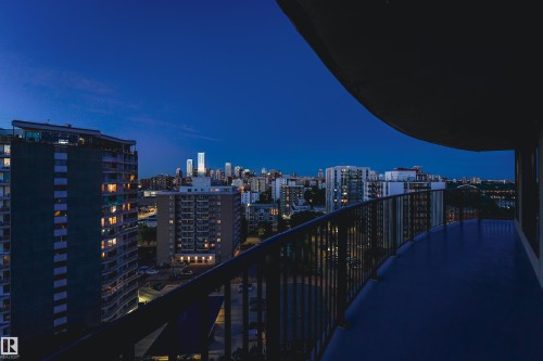#1501 11710 100 Av Nw, Edmonton, AB - Outdoor With Balcony