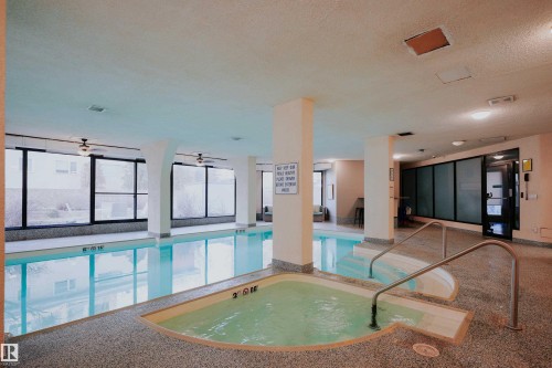 #1501 11710 100 Av Nw, Edmonton, AB - Indoor Photo Showing Other Room With In Ground Pool