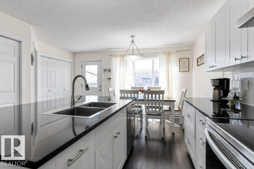 21247 91 Avenue Nw, Edmonton, AB - Indoor Photo Showing Kitchen With Double Sink With Upgraded Kitchen