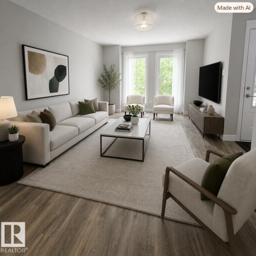 803 Secord Boulevard Nw, Edmonton, AB - Indoor Photo Showing Living Room