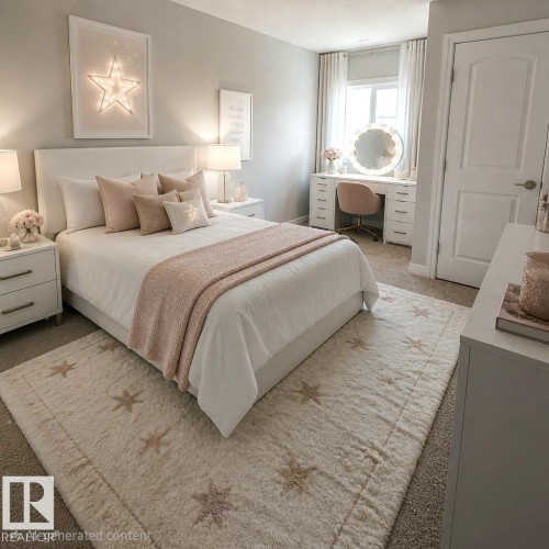 803 Secord Boulevard Nw, Edmonton, AB - Indoor Photo Showing Bedroom