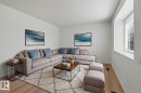 428 Hermitage Road Nw, Edmonton, AB  - Indoor Photo Showing Living Room 