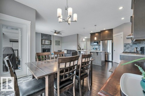 201 Westbrook Wynd, Fort Saskatchewan, AB - Indoor Photo Showing Dining Room
