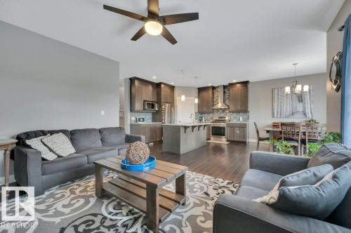 201 Westbrook Wynd, Fort Saskatchewan, AB - Indoor Photo Showing Living Room