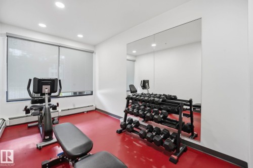 #416 9504 182 St Nw, Edmonton, AB - Indoor Photo Showing Gym Room