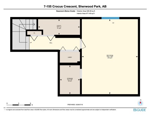 Floor plan - #7 155 Crocus Cr, Sherwood Park, AB - Other