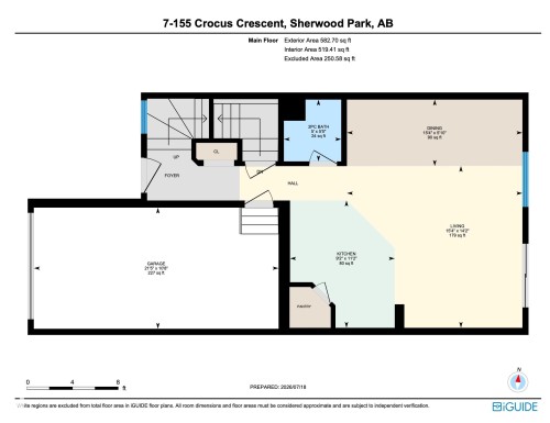 Floor plan - #7 155 Crocus Cr, Sherwood Park, AB - Other