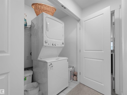 #9 7110 Keswick Common Sw, Edmonton, AB - Indoor Photo Showing Laundry Room