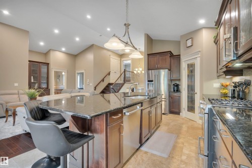 6504 37 Avenue, Beaumont, AB - Indoor Photo Showing Kitchen With Upgraded Kitchen