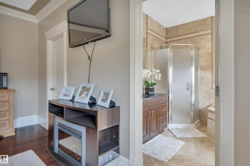 6504 37 Avenue, Beaumont, AB - Indoor With Fireplace