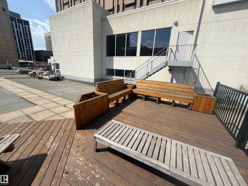 #401 10009 102 Av Nw, Edmonton, AB - Outdoor With Deck Patio Veranda With Exterior