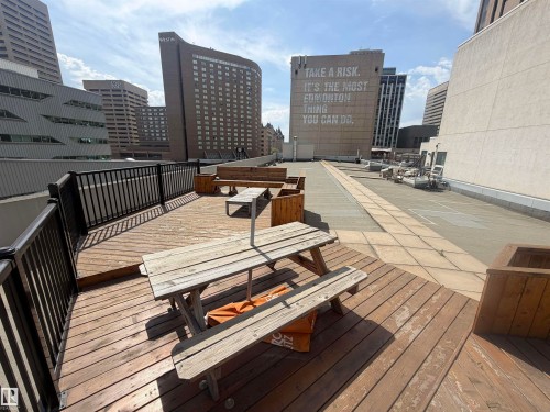 #401 10009 102 Av Nw, Edmonton, AB - Outdoor With Deck Patio Veranda