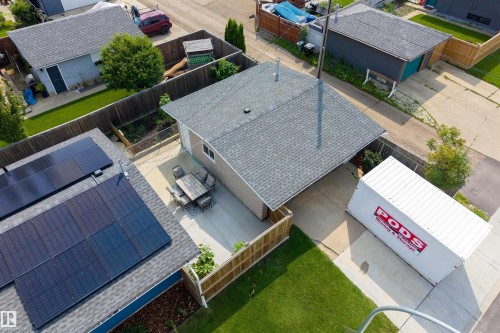 Rooftop solar panel array - 9107 58 Street Nw, Edmonton, AB - Outdoor