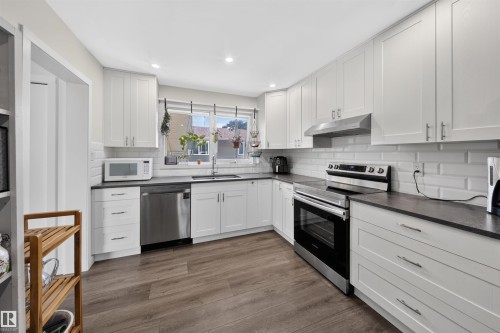 4124 110 Street Nw, Edmonton, AB - Indoor Photo Showing Kitchen