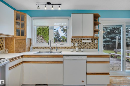 7416 33 Avenue Nw, Edmonton, AB - Indoor Photo Showing Kitchen With Double Sink